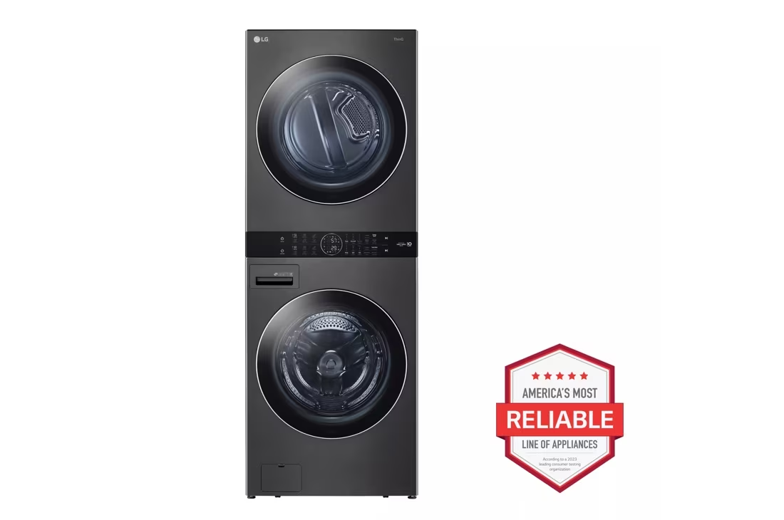 Single Unit Front Load LG WashTower™ with Center Control™ 4.5 cu. ft. Washer  - WKEX200HGAand 7.4 cu. ft. Electric Dryer